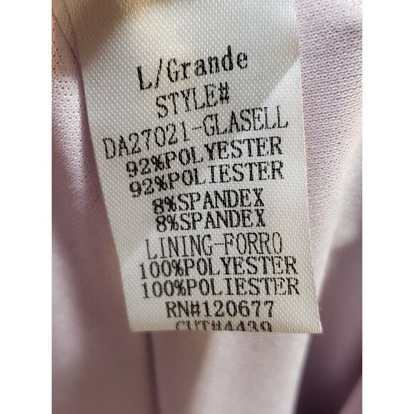 Tic Toc Dress Women Large Pink Multicolor Swirl Cutout Bodycon Sleeveless - Picture 6 of 12